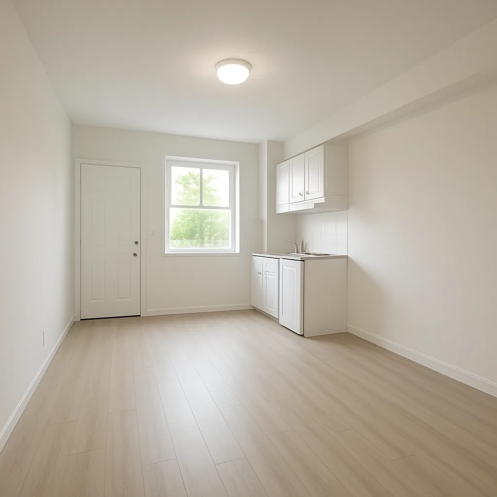 Après — Logement insalubre remis en état